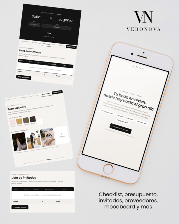 veronova-rumboalsi Rumbo al Sí · Agenda de Boda Digital